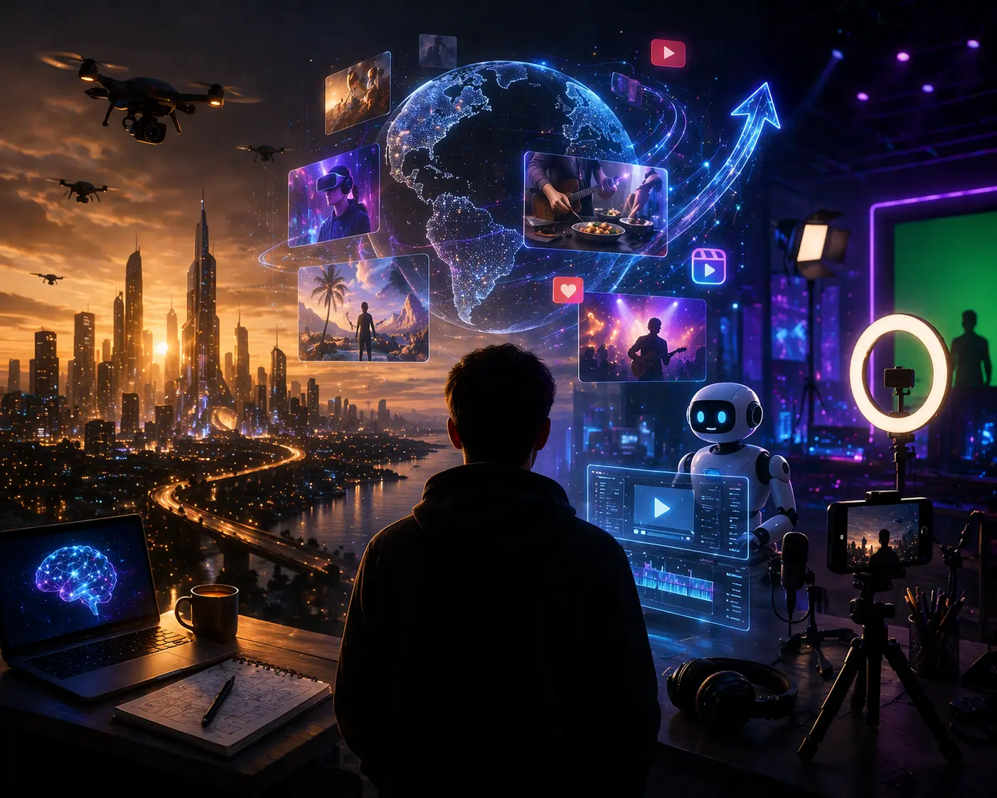 هل فكرت يومًا كيف سيكون مستقبل صناعة المحتوى ؟